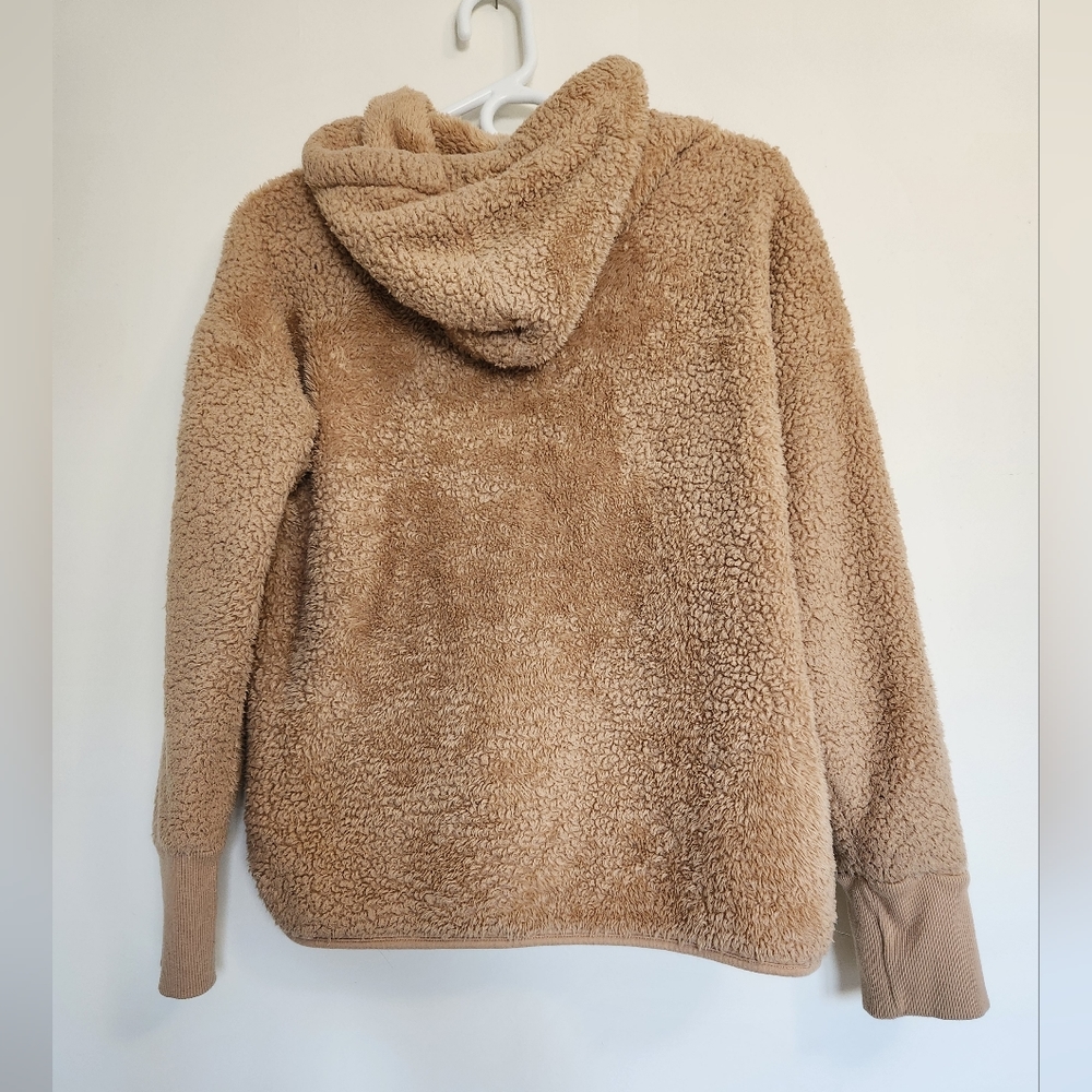 Calvin Klein Sherpa Zip Up Sweater M - Picture 2 of 6